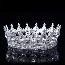 Load image into Gallery viewer, Luxury Vintage Gold Wedding Crown