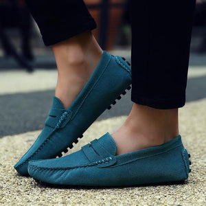 Suede Leather Moccasins Loafers