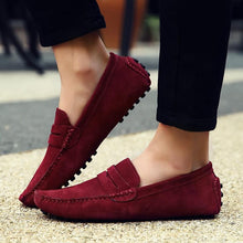 Load image into Gallery viewer, Suede Leather Moccasins Loafers