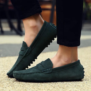 Suede Leather Moccasins Loafers