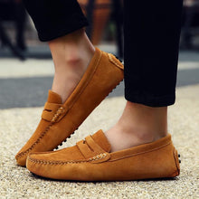 Load image into Gallery viewer, Suede Leather Moccasins Loafers