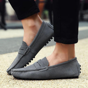 Suede Leather Moccasins Loafers