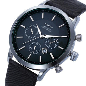 Luxury  Leather Strap Quartz  Wristwatch