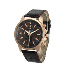 Cargar imagen en el visor de la galería, Excellent Fashion Quartz Leather Strap Wristwatch