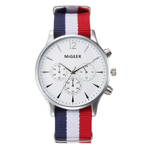 Sporty Fashion canvas Band Watch