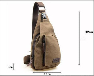 Casual Diagonal Backpack