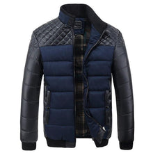 Load image into Gallery viewer, PU Patchwork Designer Jackets