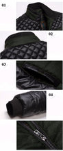 Load image into Gallery viewer, PU Patchwork Designer Jackets