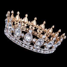 Load image into Gallery viewer, Luxury Vintage Gold Wedding Crown