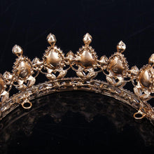 Load image into Gallery viewer, Luxury Vintage Gold Wedding Crown