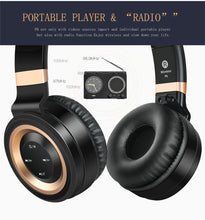 Load image into Gallery viewer, Wireless Bluetooth Headphone With FM Radio + Mic, Supports TF Card