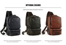 Load image into Gallery viewer, Casual Leather Shoulder  backpack