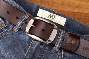 High Quality Genuine Leather Luxury Strap Belt