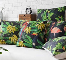 Load image into Gallery viewer, Double Side Tropical Print Pillow Cover 45X45CM