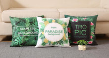 Load image into Gallery viewer, Double Side Tropical Print Pillow Cover 45X45CM