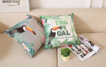 Load image into Gallery viewer, Double Side Tropical Print Pillow Cover 45X45CM