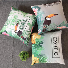 Load image into Gallery viewer, Double Side Tropical Print Pillow Cover 45X45CM