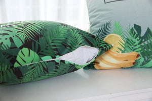 Double Side Tropical Print Pillow Cover 45X45CM
