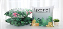 Load image into Gallery viewer, Double Side Tropical Print Pillow Cover 45X45CM