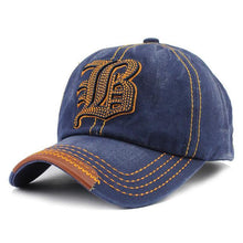 Load image into Gallery viewer, Embroided Letter W Snapback Baseball Cap