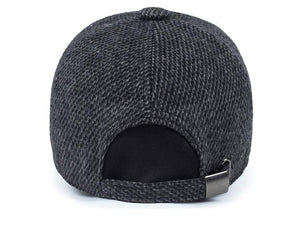 Woolen Knitted Design Baseball Cap with Earflaps