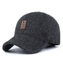 Load image into Gallery viewer, Woolen Knitted Design Baseball Cap with Earflaps