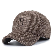 Load image into Gallery viewer, Woolen Knitted Design Baseball Cap with Earflaps