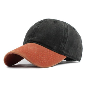 Mixed colors Washed Denim Baseball Cap