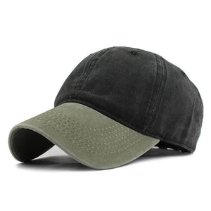 Mixed colors Washed Denim Baseball Cap