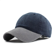 Load image into Gallery viewer, Mixed colors Washed Denim Baseball Cap