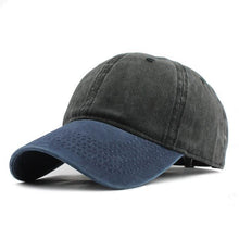 Load image into Gallery viewer, Mixed colors Washed Denim Baseball Cap