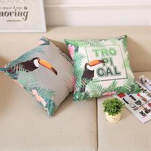 Load image into Gallery viewer, Double Side Tropical Print Pillow Cover 45X45CM