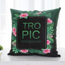 Load image into Gallery viewer, Double Side Tropical Print Pillow Cover 45X45CM