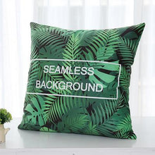 Load image into Gallery viewer, Double Side Tropical Print Pillow Cover 45X45CM