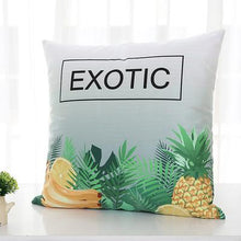 Load image into Gallery viewer, Double Side Tropical Print Pillow Cover 45X45CM