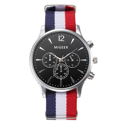 Sporty Fashion canvas Band Watch