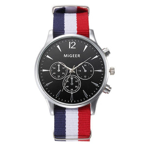 Sporty Fashion canvas Band Watch
