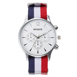 Sporty Fashion canvas Band Watch