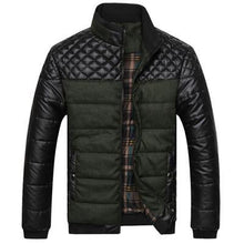 Load image into Gallery viewer, PU Patchwork Designer Jackets