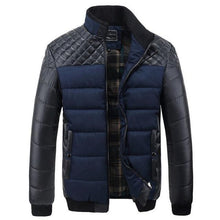 Load image into Gallery viewer, PU Patchwork Designer Jackets
