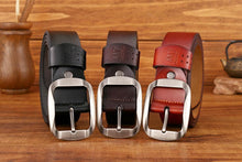 Cargar imagen en el visor de la galería, High Quality Genuine Leather Luxury Strap Belt