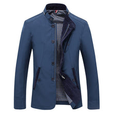 Cargar imagen en el visor de la galería, Slim Fit Thin Stand Button Casual Jacket