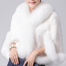 Load image into Gallery viewer, Fur Faux Cape Overcoat