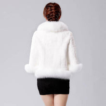 Load image into Gallery viewer, Fur Faux Cape Overcoat