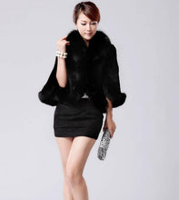 Load image into Gallery viewer, Fur Faux Cape Overcoat