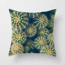 Load image into Gallery viewer, Vintage Flower Tropical Leaves Cushion Cover