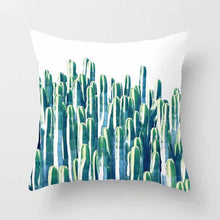 Load image into Gallery viewer, Vintage Flower Tropical Leaves Cushion Cover