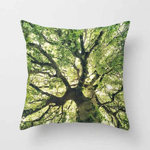 Load image into Gallery viewer, Vintage Flower Tropical Leaves Cushion Cover