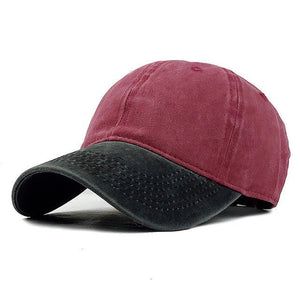 Mixed colors Washed Denim Baseball Cap