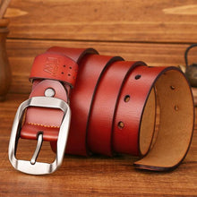 Cargar imagen en el visor de la galería, High Quality Genuine Leather Luxury Strap Belt